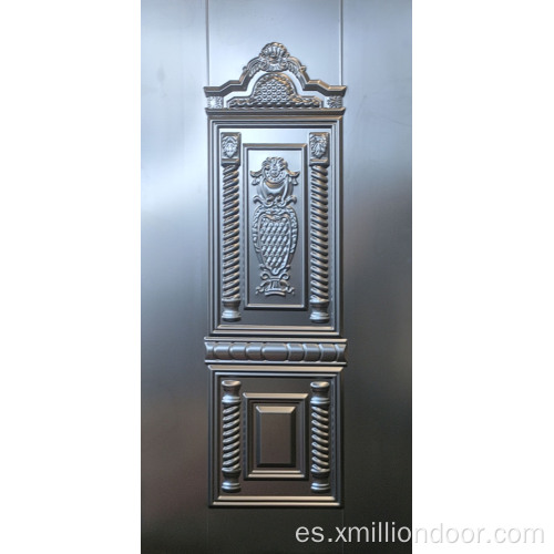 Placa de puerta de acero estampado de diseño de lujo